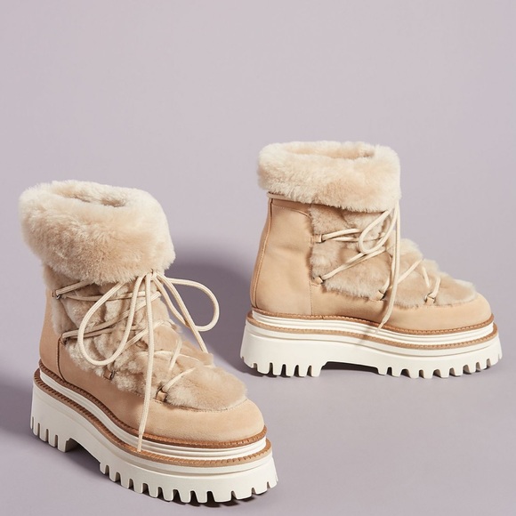 Paloma Barcelo Nazare Shearling Boots - Picture 2 of 6